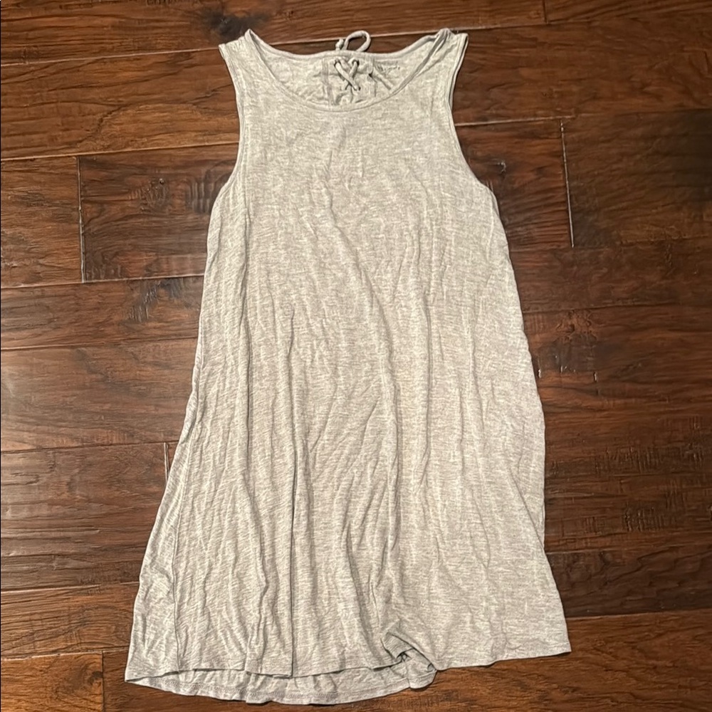 Gray Sleeveless Dress